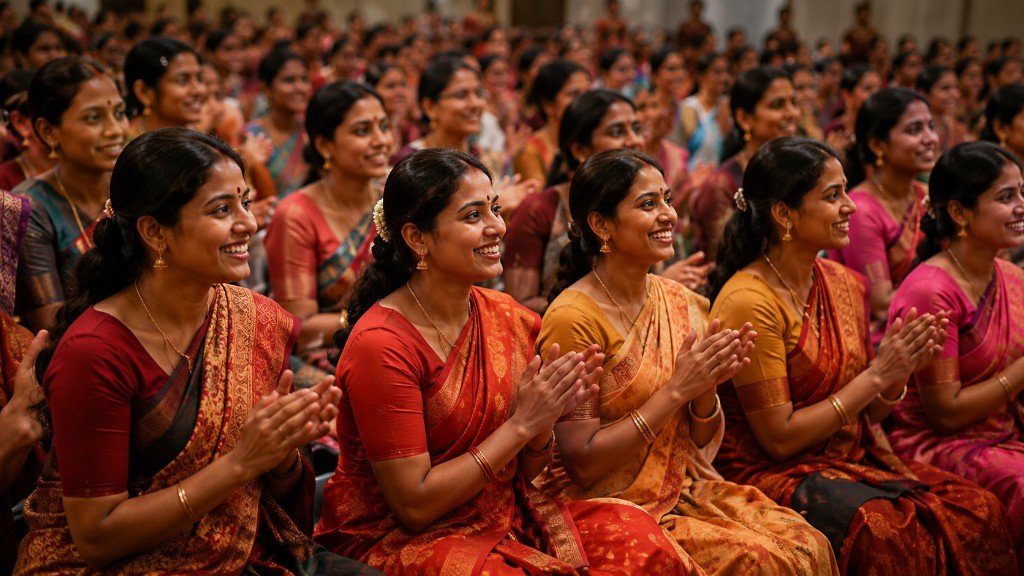 Devotees Celebrating